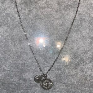 silver charm necklace